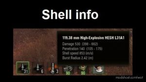 WoT Stat Mod: Shell Info By Rajcel 1.7.1.0 (Image #2)