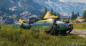 WoT Mod: Classic’s AMX 40 “LE Quack” Reskin 1.7.1.1 (Image #2)