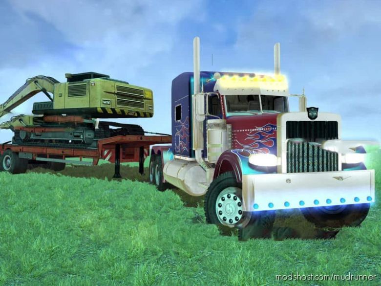 MudRunner Truck Mod: Optimus Prime + Trailer (Featured)