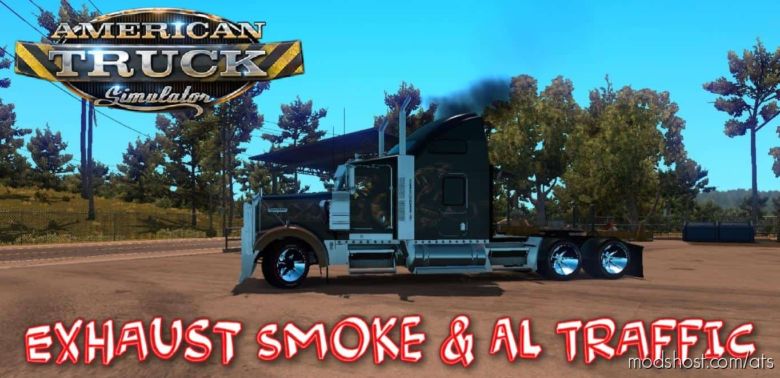Exhaust Smoke & AI Traffic [1.36] for American Truck Simulator