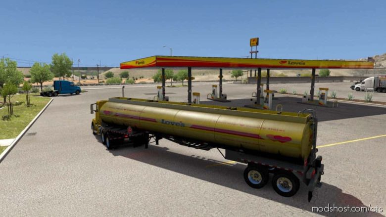 Ownable SCS Fuel Tanker Trailer for American Truck Simulator