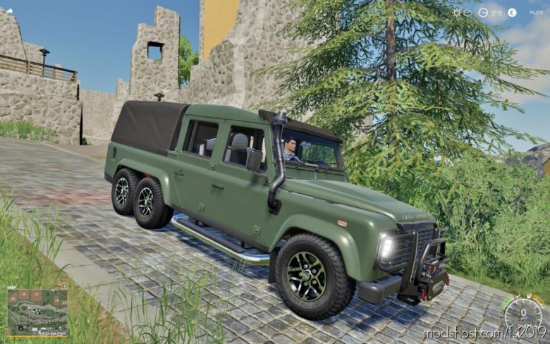 Landrover Defender 110 6X6 for Farming Simulator 2019