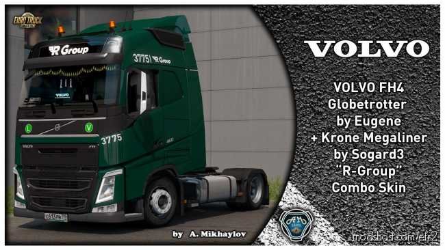 Volvo FH4 R-Group Combo Skin for Euro Truck Simulator 2