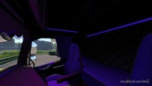 Volvo FH 2012 Black & Amber Interior for Euro Truck Simulator 2