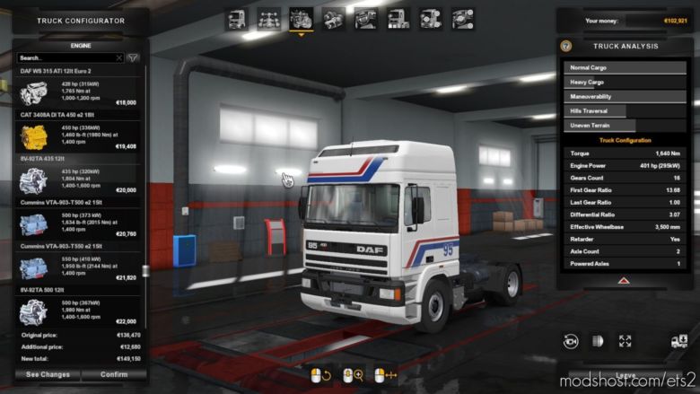 Engine Sound Pack For XBS DAF Trucks for Euro Truck Simulator 2