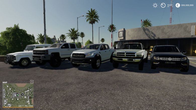 Pickup Trucks Pack By Josha for Farming Simulator 2019