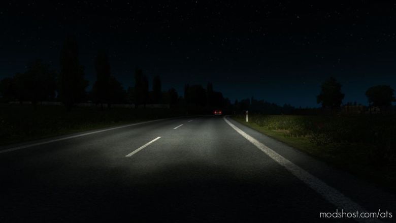 Realistic Night Skies [1.36] for American Truck Simulator