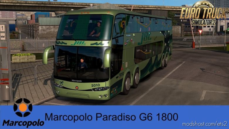 Scania Marcopolo Paradiso G6 DD 8X2 V4.0 [1.36.X] for Euro Truck Simulator 2