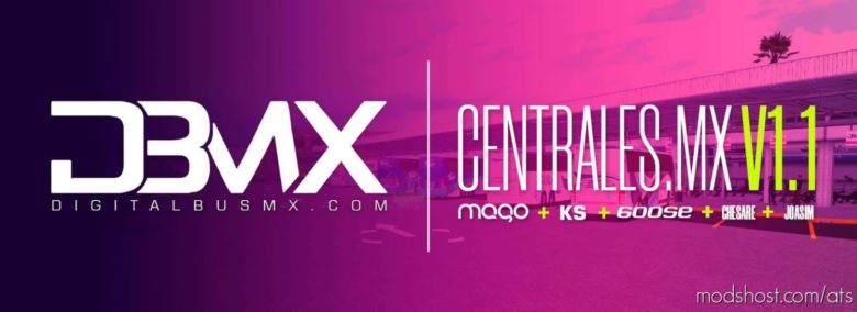 Dbmx Centrales MX V1.1.2 Map for American Truck Simulator