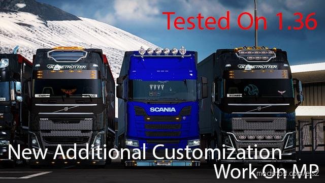 NEW Additional Customization [1.36.X] for Euro Truck Simulator 2