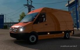 ETS2 Car Mod: Mercedes Sprinter 2009 V1.8 1.36.X (Image #3)