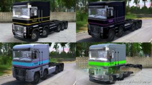 Texture Pack (16 PCS) For Renault Magnum 8×8 for MudRunner