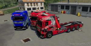 Scania NG HKL And Crane V1.1 for Farming Simulator 2019