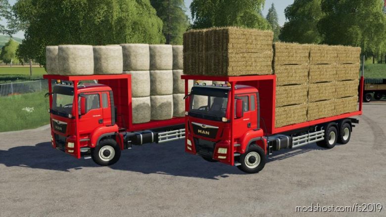 MAN TGS 18.500 Bale Transport Autoload for Farming Simulator 2019