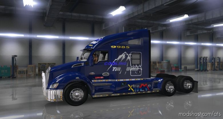 Skin Gonzales Trucking Refrigerados For KW T 680 for American Truck Simulator