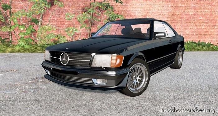 BeamNG Car Mod: Mercedes-Benz 560 SEC AMG (C126) 1989 (Featured)