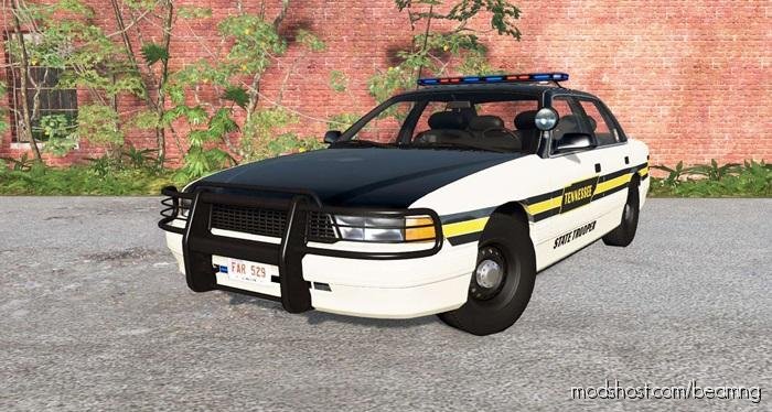 BeamNG Car Mod: Gavril Grand Marshall US 50 States Police (Featured)