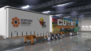 TSA Australian Drop Deck Trailer Skins for American Truck Simulator