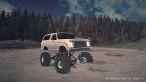 MudRunner Car Mod: 1978 Silver MUD Bronco Bbcustoms (Image #3)