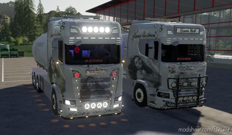 Scania NG Bulk And Trailer V1.1 for Farming Simulator 2019