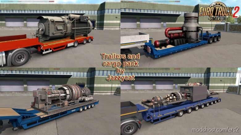 Trailers And Cargo Pack V8.4 (1.36.X) for Euro Truck Simulator 2