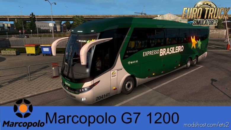 Scania Marcopolo G7 1200 6X2 V1.1 [1.36.X] for Euro Truck Simulator 2