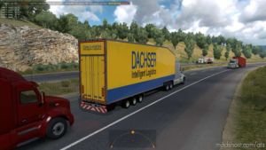 ATS Mod: Krone Doubledeck Trailer In Traffic 1.36 & UP (Image #3)