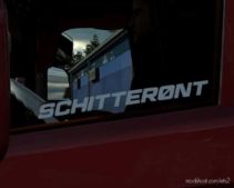 Schitteront Sticker For Glass for Euro Truck Simulator 2