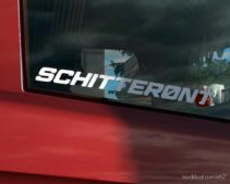 ETS2 Part Mod: Schitteront Sticker For Glass (Image #2)