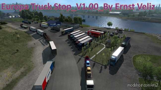Europa Truck Stop By Ernst Veliz for Euro Truck Simulator 2