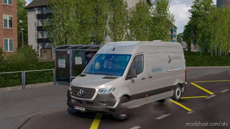 Mercedes Sprinter 2019 V0.1 Beta for American Truck Simulator