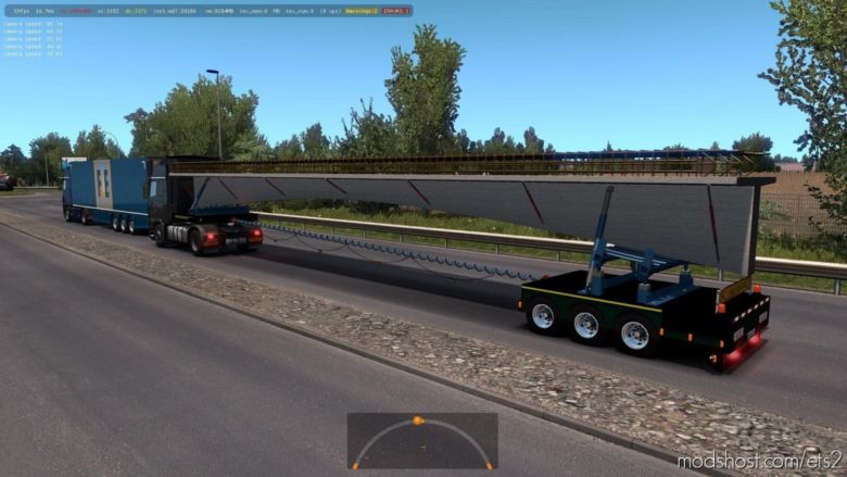Trailers With Construction Structures In Traffic [1.36.X] for Euro Truck Simulator 2