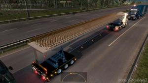 ETS2 Mod: Trailers With Construction Structures In Traffic 1.36.X (Image #2)