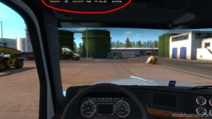 ATS Mirrors Mod: Small Route Advisor & Mini Mirrors 1.37.X (Image #2)