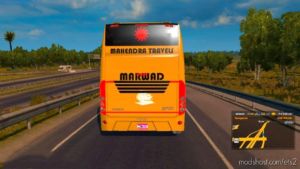 ETS2 Mod: Volvo VII Indian Sleeper Coach BUS V2.0 1.36.X (Image #2)