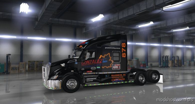 Skin Gonzales Truckin Refrigerated For KW T680 for American Truck Simulator