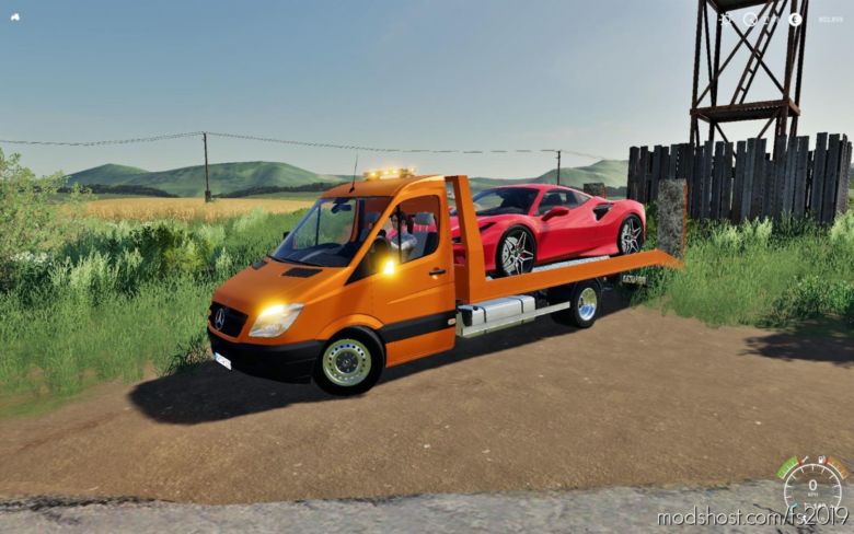 Mercedes Sprinter Transporter for Farming Simulator 19