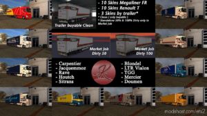 ETS2 Mod: Megaliner By Sogard3 Skin Pack By Kriistof 1.36.X (Image #3)