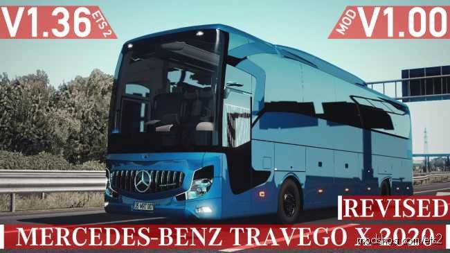 Mercedes-Benz Travego X 2020 Revised Edition [1.36] for Euro Truck Simulator 2
