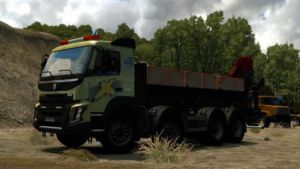 Volvo FMX Kipper Rework By Mistersix V1.8 for Euro Truck Simulator 2