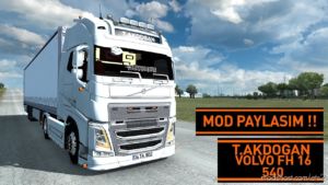 ETS2 Truck Mod: Tanju Akdoğan / Volvo FH16 540 / Mod Paylaşim !! / 1.36 (Image #2)