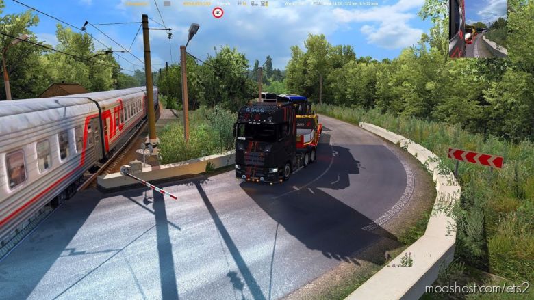 Road Connection Southern Region 7.9.0 + Roextended Map 2.5 (1.36.X) for Euro Truck Simulator 2