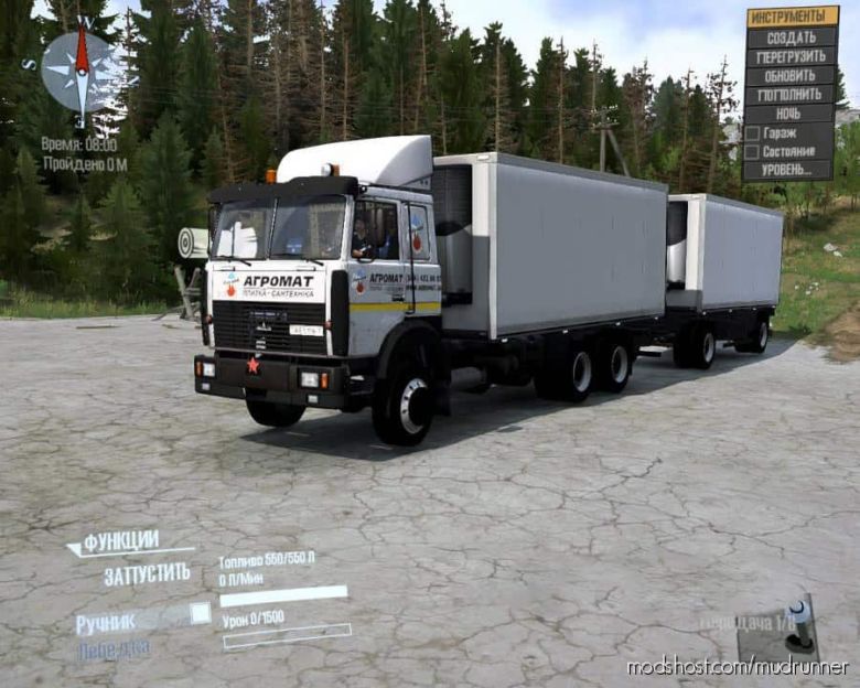 MAZ-6303 Truck V1.2 for MudRunner
