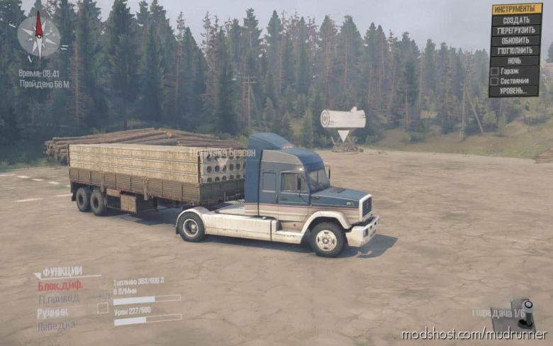 Semi-Trailer With Cargo Default for MudRunner