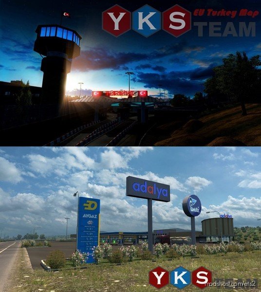 Map Of Turkey By YKS Team [1.37.X] for Euro Truck Simulator 2