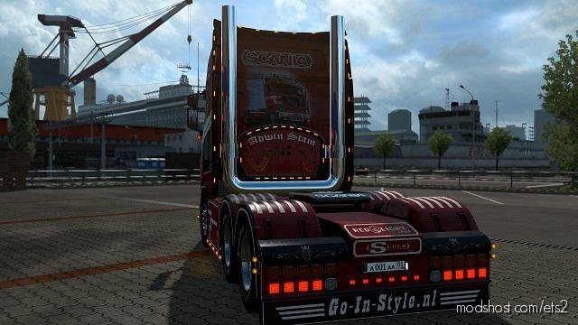 Scania Next GEN High Pipe With Airbar V1.1 for Euro Truck Simulator 2
