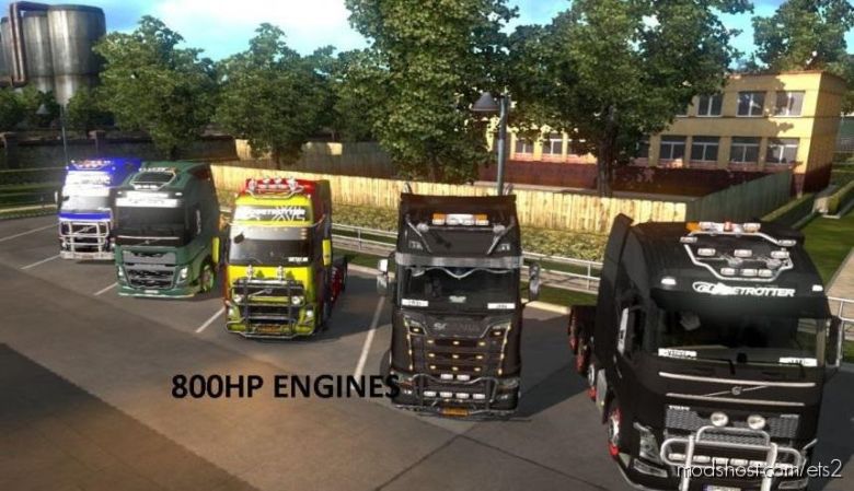 800 HP Engines For ALL Trucks [1.37] for Euro Truck Simulator 2