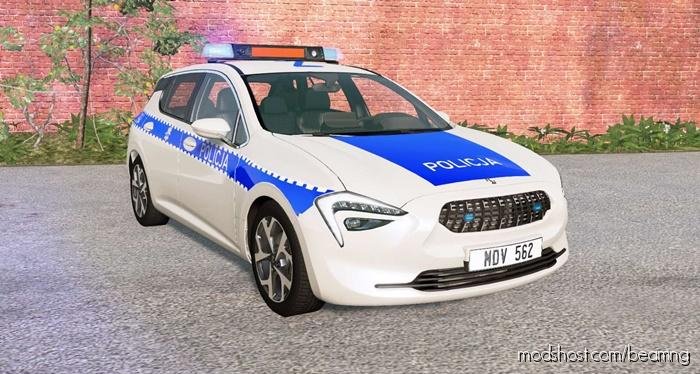 Cherrier FCV Polish Police for BeamNG.drive