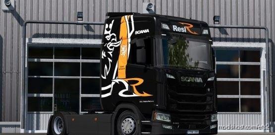Resl Transport S.R.O. Skin For Scania S Next-Gen for Euro Truck Simulator 2