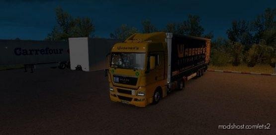Waberer’s Skin For MAN TGX Euro 5 By Madster for Euro Truck Simulator 2